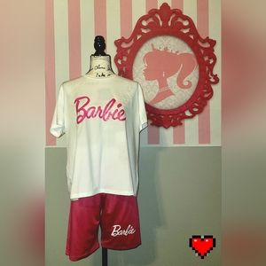 Barbie t shirt and short set